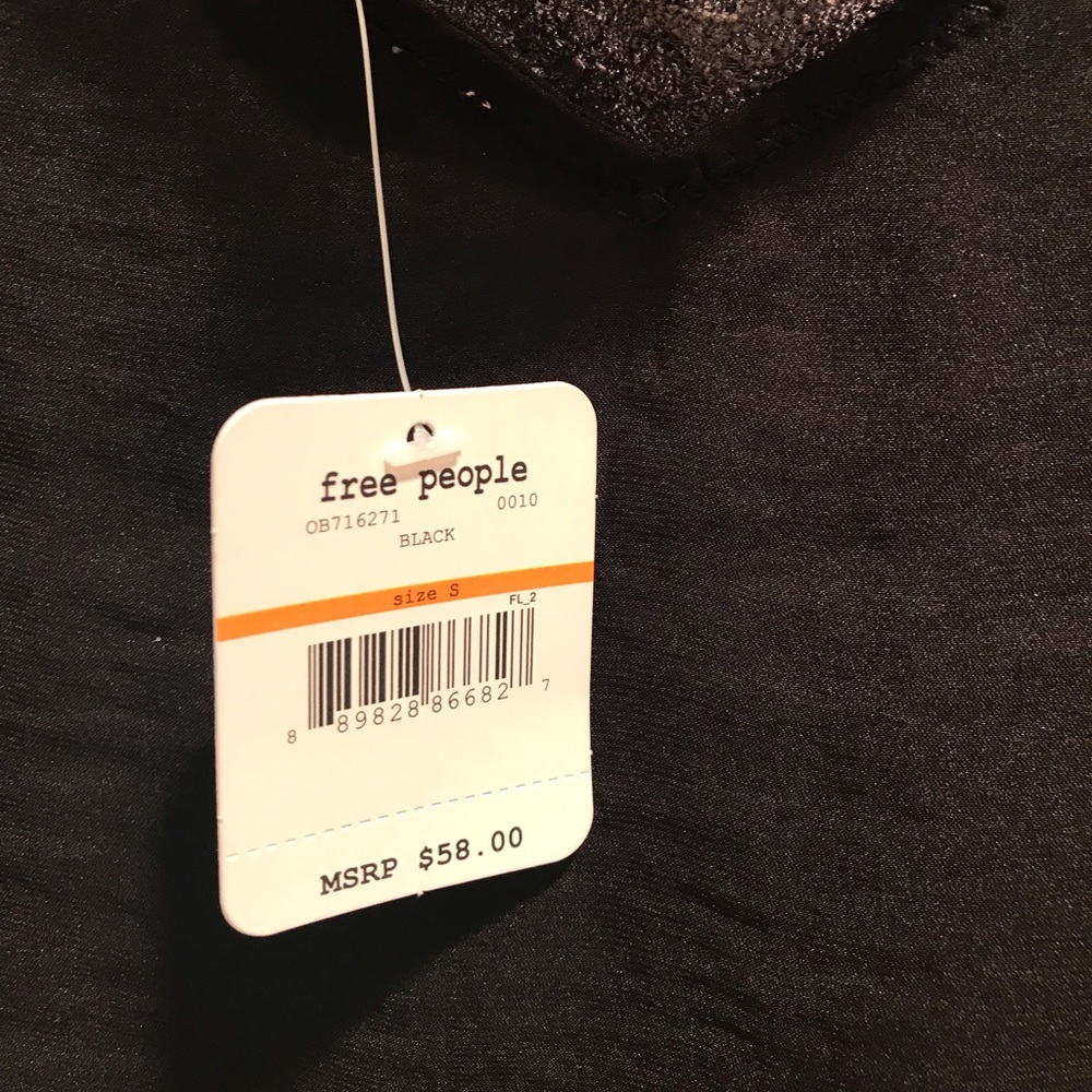 NWT Free People Deep V Top - Picture 5 of 8